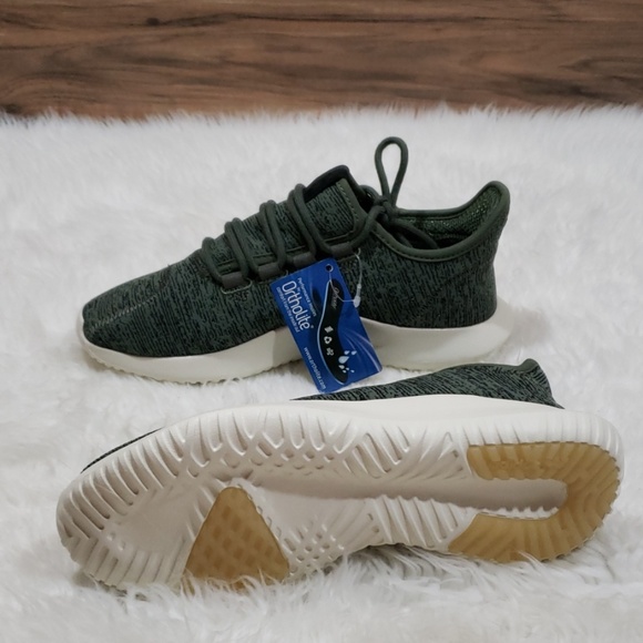 New Adidas Tubular Green Running Sneakers - Picture 8 of 8